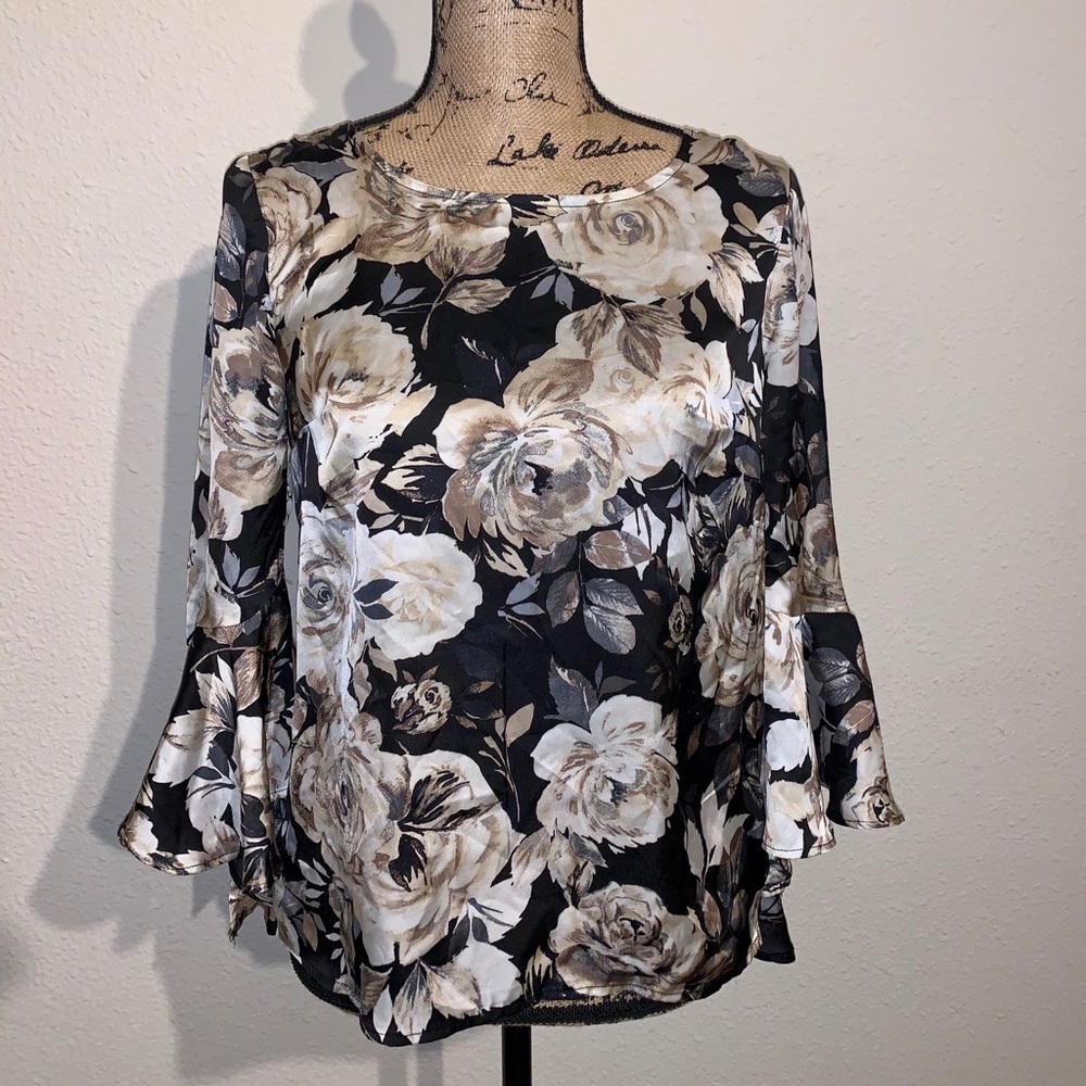 A. Byer Floral Shirt